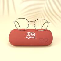 Silver round unisex metal eyeglasses ( eq0004 918310 )