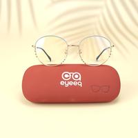 Golden round  metal eyeglasses for women ( eq0005 78A071 )