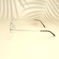 Silver round  metal eyeglasses for women ( eq0006 78A095 c1 )