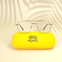 Gun sky square unisex metal eyeglasses ( eq0016 161602 )