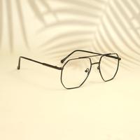 Black wayfarer unisex metal eyeglasses ( eq0009 161601 )