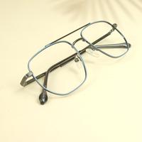 Gun sky square unisex metal eyeglasses ( eq0016 161602 )