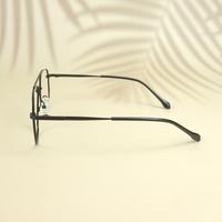 Black square unisex metal eyeglasses ( eq0015 161602 )