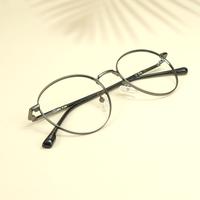 Gun round unisex metal eyeglasses ( eq0026 35045 )