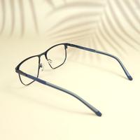 Blue square metal frame for men ( eq0030 22910 )