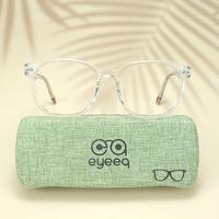 White round unisex sheet eyeglasses ( eq0046 6605 )