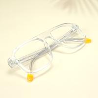 White square unisex sheet eyeglasses ( eq0044 6606 )