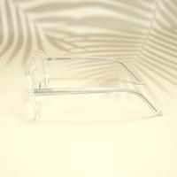 White wayfarer unisex sheet eyeglasses ( eq0051 31017 )