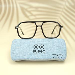 Black wayfarer unisex sheet eyeglasses ( eq0057 31017 )