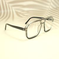 Black and gun wayfarer unisex sheet eyeglasses ( eq0056 31017 )
