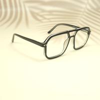 Black wayfarer unisex sheet eyeglasses ( eq0057 31017 )