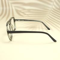 Black wayfarer unisex sheet eyeglasses ( eq0057 31017 )