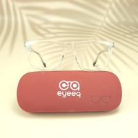 White square unisex sheet eyeglasses ( eq0060 31016 )