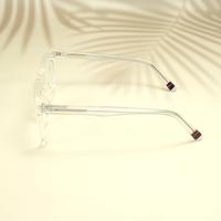 White square unisex sheet eyeglasses ( eq0060 31016 )