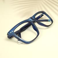 Blue square unisex sheet eyeglasses ( eq0064 31016 )
