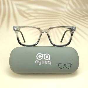 DA black square unisex sheet eyeglasses ( eq0069 31019 )