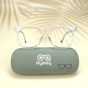 Sky Blue round unisex sheet eyeglasses ( eq0071 31020 )
