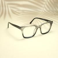 DA black square unisex sheet eyeglasses ( eq0069 31019 )