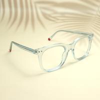 Sky Blue round unisex sheet eyeglasses ( eq0071 31020 )