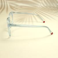 Sky Blue round unisex sheet eyeglasses ( eq0071 31020 )