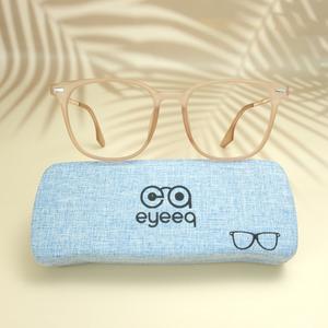 Golden round unisex sheet eyeglasses ( eq0095 tr2166 )