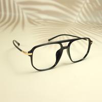 Black wayfarer sheet eyeglasses for men ( eq0093 tr2085 )