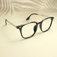 Black round unisex sheet eyeglasses ( eq0094 tr2166 )