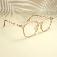 Golden round unisex sheet eyeglasses ( eq0095 tr2166 )