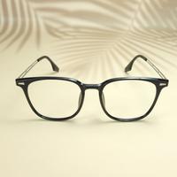 Black round unisex sheet eyeglasses ( eq0094 tr2166 )