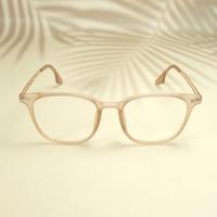 Golden round unisex sheet eyeglasses ( eq0095 tr2166 )