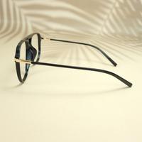 Black wayfarer sheet eyeglasses for men ( eq0093 tr2085 )