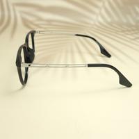 Black round unisex sheet eyeglasses ( eq0094 tr2166 )