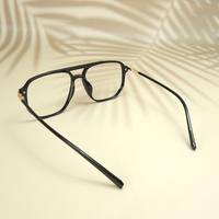Black wayfarer sheet eyeglasses for men ( eq0093 tr2085 )