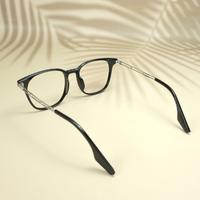 Black round unisex sheet eyeglasses ( eq0094 tr2166 )