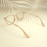 Golden round unisex sheet eyeglasses ( eq0095 tr2166 )