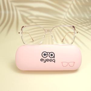 Wine & white rectangle  sheet eyeglasses for women ( eq0097 tr2088 )