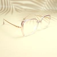 Wine & white rectangle  sheet eyeglasses for women ( eq0097 tr2088 )