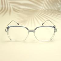 Grey & white rectangle  sheet eyeglasses for women ( eq0098 tr2088 )