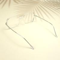 White rectangle sheet eyeglasses for women ( eq0099 tr2088 )