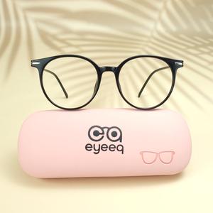 Black round unisex sheet eyeglasses ( eq0101 tr2158 )
