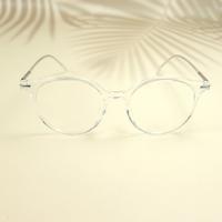 White round unisex sheet eyeglasses ( eq0103 tr2158 )