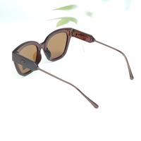 Mimi brown wayfarer polarized sunglasses for women ( gg0002 mi854g c6 )
