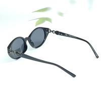 Mimi black oval polarized sunglasses for women ( gg0008 mi857g c7 )
