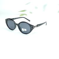 Mimi black round polarized sunglasses for women ( gg0009 mi858g c7 )