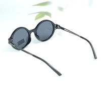 Mimi black round polarized sunglasses for women ( gg0009 mi858g c7 )