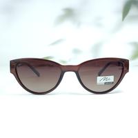 Mimi brown oval polarized sunglasses for women ( gg0012 mi855g c6 )
