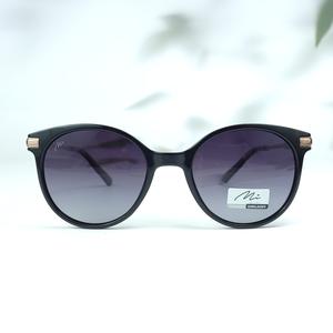 Mimi round black polarized sunglasses for women ( gg0014 mi856 c7 )