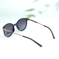 Mimi round black polarized sunglasses for women ( gg0014 mi856 c7 )