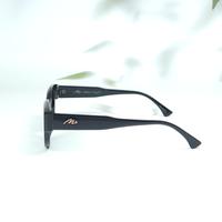 Mimi black oval polarized sunglasses for women  ( gg0015 mi853 c7 )