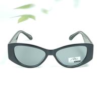 Mimi black oval polarized sunglasses for women ( gg0017 mi852g c2 )